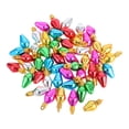 thumbnail image 2 of GOOHOCHY 50 mini bombillas navideñas colgantes para árbol de Navidad, para hacer joyas, guirnaldas navideñas y decorar., 2 of 7