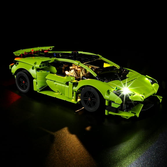 Q&C Lighting Led Light Kit Lighting Set Compatible With The Lego Technic Huracán Tecnica Car 42161 Building Blocks Without Lego Set