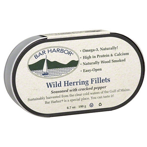 Bar Harbor Cracked Pepper Herring, 6.7 oz (Pack of 12) by Generic