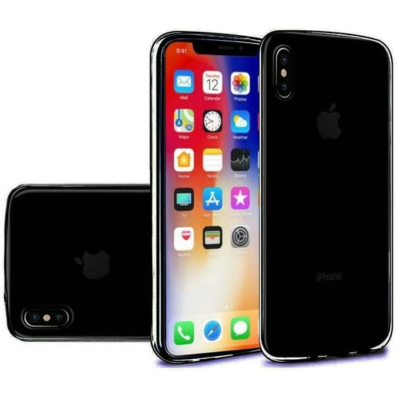 GSA Crystal Clear TPU Case For iPhone XR (6.1") - Black
