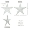 thumbnail image 3 of VHC Brands Patriotic Metal Star Speckled Distressed 18x18, Independence Day Decor, Decorative Wall Hanging, Rustic Farmhouse Decorations, Bright White, Black, 3 of 5