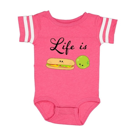 

Inktastic Life Is Sublime- Cute Food Pun Gift Baby Boy or Baby Girl Bodysuit