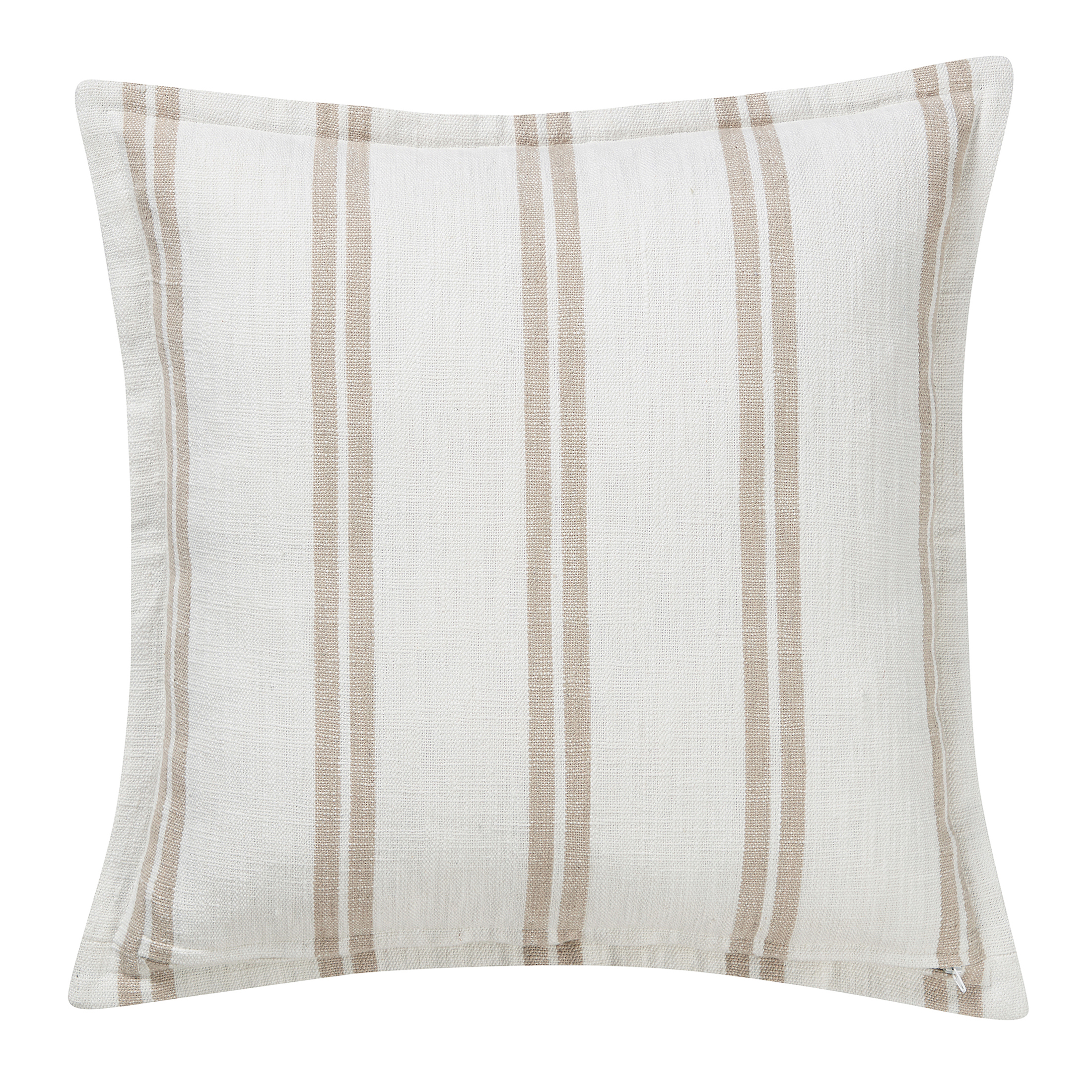 My Texas House Sienna Cotton Yarn Dyed Reversible Decorative Pillow Cover, 22"X22", Coconut Milk - image 2 of 14