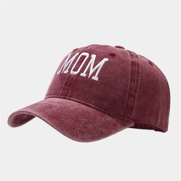 Bunenne Baseball Cap Trucker Hat Snapback Hats for Men Mom and Dad Hats Fathers Mom Dad Hat Embroidered Adjustable Baseball Caps for Couples Parents Womens Ball Cap Men's Hats & Caps Red A