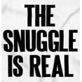thumbnail image 5 of The Snuggle Is Real Humor Pun Cute Romper Boys or Girls Infant Baby Brisco Brands 6M, 5 of 6