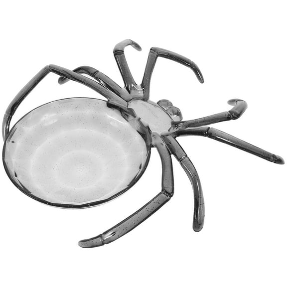 Niceauty Reusable Plastic Fruit Plate Spider Shape Dessert Tray for Fruit Storage
