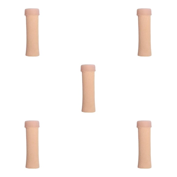 Minnieouse Corrector de dedos tubo de silicona cubierta del dedo del pie transpirable multiusos herramienta de separación de larga duración Type8 NO8