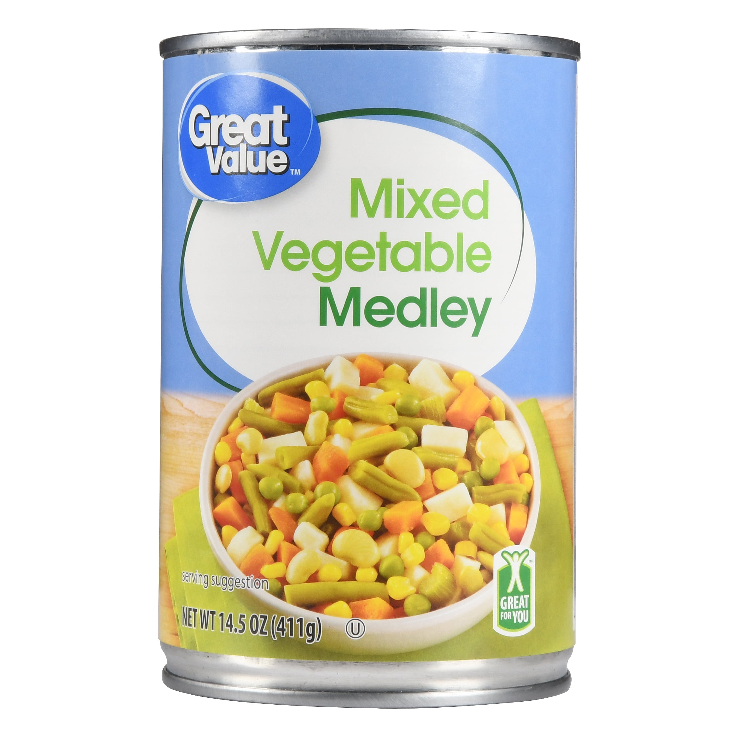 Great Value Mixed Vegetable Medley, 14.5 oz