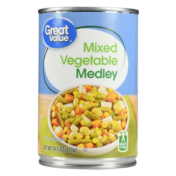 Great Value Mixed Vegetable Medley, 14.5 Oz