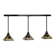 thumbnail image 4 of Meyda Tiffany 143181 Winter Pine 3 Light 5" Wide Multi Light Pendant - Brown, 4 of 5