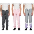 thumbnail image 3 of Hind Girls 3 Pack Fleece Joggers, Size 5-16, 3 of 4