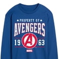 thumbnail image 3 of Marvel The Avengers - Property Of - Adult Long Sleeve Graphic T-Shirt, 3 of 5