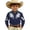Navy, variant on Girls Tshirts Kids Western Frontier Button Down Denim Long Sleeve Casual Girls Tops Beige 4-5 Years