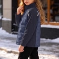 thumbnail image 5 of Samdudou Girls Winter Coats Puffer Jackets Mixed Media Zip Up Fall Outerwear Kids Stand Collar Quilted Core Clothes Outdoor Layering Tops Basic Playwear Gear Size 2-15 Years, 5 of 9