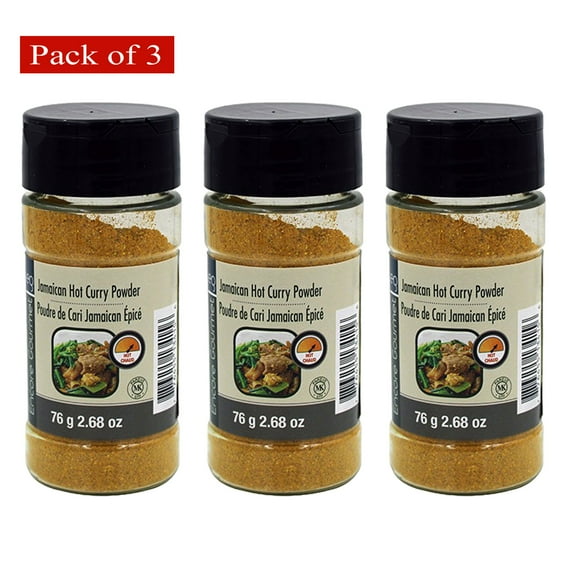 Encore Jamaican Hot Curry Powder 76g (Pack of 3)