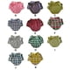thumbnail image 4 of Billuyoard Camisa para perros Camisas para cachorros flexibles Ropa para cachorros Telas escocesas Transpirable Sin hebillas Estilo simple Ropa para Type3 NO3 Billuyoard PT003821-52B, 4 of 6