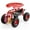 Red, variant on Aimee Lii 4-Wheel Rolling Garden Cart Work Seat, Outdoor Garden Tool Cart for Patio Backyard-Red