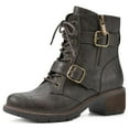 thumbnail image 2 of WHITE MOUNTAIN Women's Shoes Crank Block Heel Moto Boot, 2 of 2