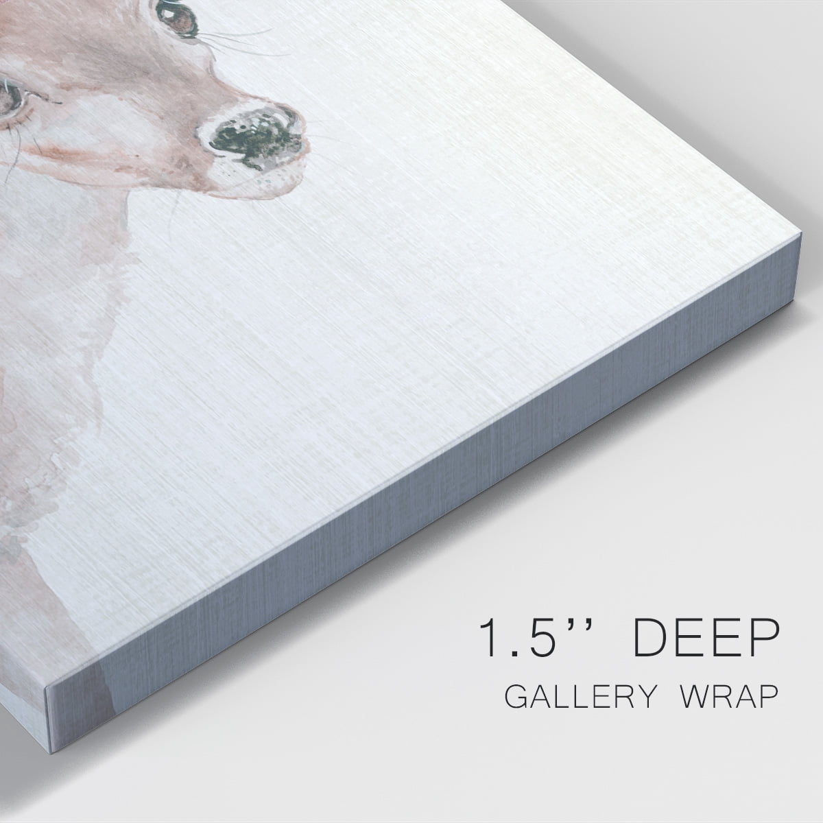 Dressy Fawn Premium Gallery Wrapped Canvas - Ready to Hang