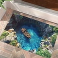 thumbnail image 4 of Lunxisen 2 Pcs Doormat Outdoor Welcome 3D Visual Optical Illusion Entryway Rug Non Slip, Washable Entrance Rugs Mat Indoor Door Mats for Kitchen, Bathroom Front Porch Home Decor(60*40cm), 4 of 8