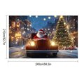 thumbnail image 3 of Hbdhejl Christmas Garage Door Frame Christmas Garage Door Banner Garage Door Christmas Decoration Holiday Garage Partner Christmas Frame Snowflake Partner Garage Door Frame Christmas, 3 of 8