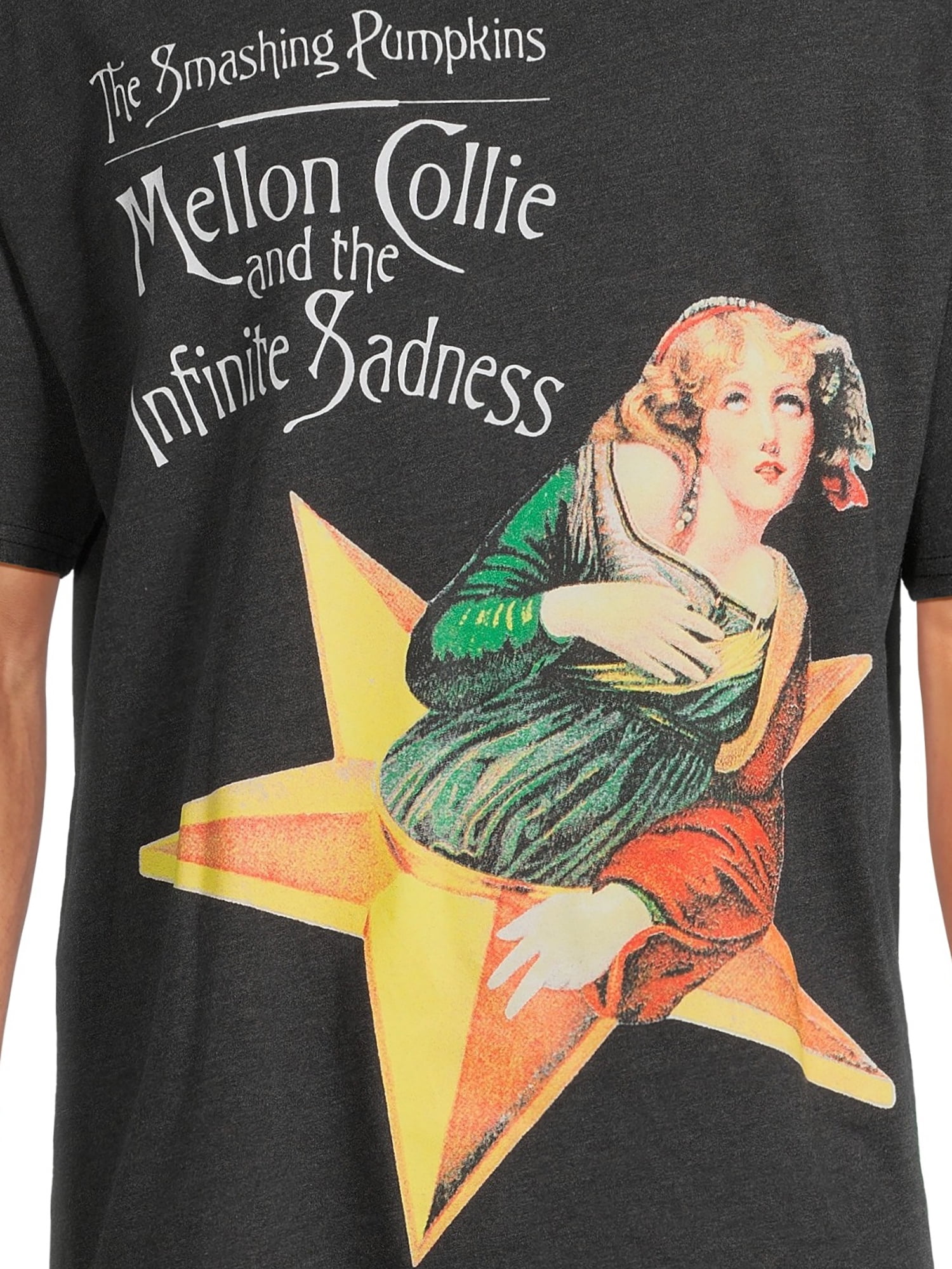 Smashing Pumpkins Men's Graphic Band Tee with Short Sleeves