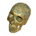 thumbnail image 3 of Grandeur Nature 1:1 Crâne Humain Résine Modèle Anatomique Squelette Réaliste Bronze Antique 2, 3 of 9