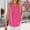 Red, variant on LYEAA Loose Tank Tops Women Plus Size Sleeveless Crew Neck Chiffon Pleated Summer Casual Tee Shirts Solid Flowy Beach Elegant Pullover Vest Breathable Soft Loungewear Going Out Clothes Green S