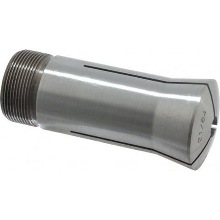 

Lyndex 21/64 5C Round Collet 3.27 Overall Length 1.041-24 Internal Thread Size Steel 0.0007 TIR