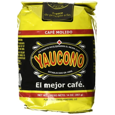 Yaucono Puerto Rican Ground Coffee 14 oz Bag (Best Puerto Rican Food Nyc)