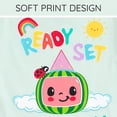thumbnail image 3 of Camiseta CocoMelon Birthday para bebés varones de 12 meses, color verde pálido, 3 of 4