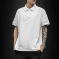 thumbnail image 5 of Camiseta de manga corta de verano, polo para hombre, camiseta con solapa, ropa holgada, versión coreana de la tendencia, marca Tide de moda que combina con todo, talla L, 5 of 5