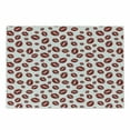 thumbnail image 1 of Kiss Cutting Board, Monochrome Design Warm Tone Girl Kises, Decorative Tempered Glass Cutting and Serving Board, Small Size, Ruby and White, by Ambesonne, 1 of 1