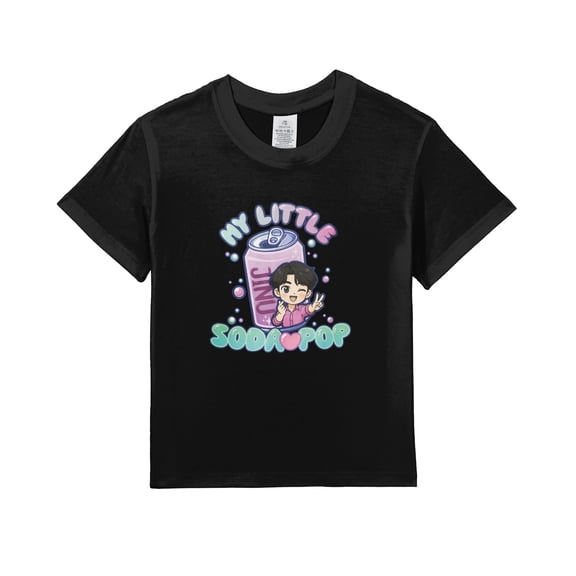 MAWOTEA Slim Fit My Little Soda Kid's Short Sleeve Crew Neck T-Shirt For Girls and Boys,Size 5Years-13Years