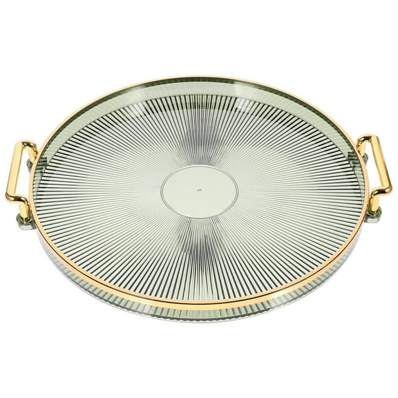 WHAMVOX  Plastic Tray Trays for Decor Decorative Storage Coffee Table Green