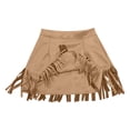 thumbnail image 5 of XIAONU Women's Fringe Mini Skirt High Waist Studded Skirts Edgy Western Party Skirts, 5 of 5