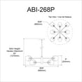 thumbnail image 2 of Luminaire suspendu Dainolite ABI-268P-PC en chrome poli, 2 of 3