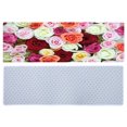 thumbnail image 4 of ZOUSSIQI Decorative Rose Flower Pattern Carpet Floor Non Slip Mat For Living Room Bedroom(#4) JU316-109308, 4 of 7