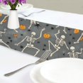 thumbnail image 4 of Yayeee Table Runner 70 inches Long Home Kitchen Dinning Party Decoration, Halloween Dancing Skeleton, 4 of 7