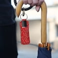 thumbnail image 3 of Yuyamidu Candy Canes Chapstick Holder Keychain for Women Lip Balm Holder for Purse Backpack Bag Christmas Makeup Accessories Reuseable Lipstick Pouch, Red, 3 of 6