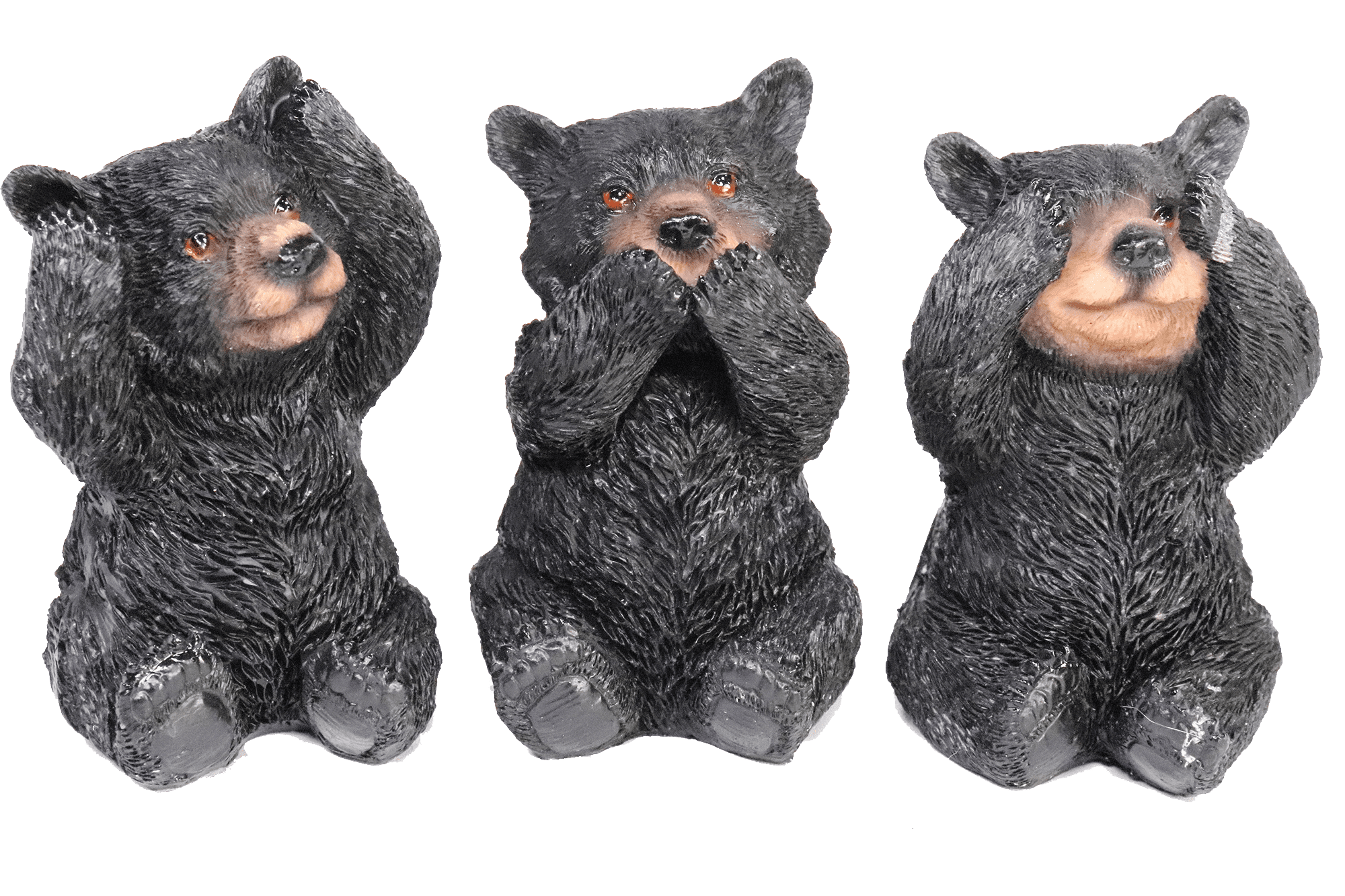 no evil figurines