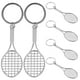 thumbnail image 5 of 6 uds llavero de tenis para hombres Mini llavero de raqueta de tenis llavero tenis encanto llavero Mini llavero de pelota de tenis, 5 of 8