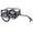 Black, variant on Tool Cart, Foldable Bike Cargo Trailer with Universal Bike Hitch, Bicycle Wagon Trailer with 16" Wheels & Reflectors, Large Loading Bike Trailer Storage Cart, Black Tool Storage Cart