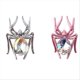 thumbnail image 1 of Spider Ornaments Alloy Studded Manicure Decoration Silver & Pink, 1 of 5