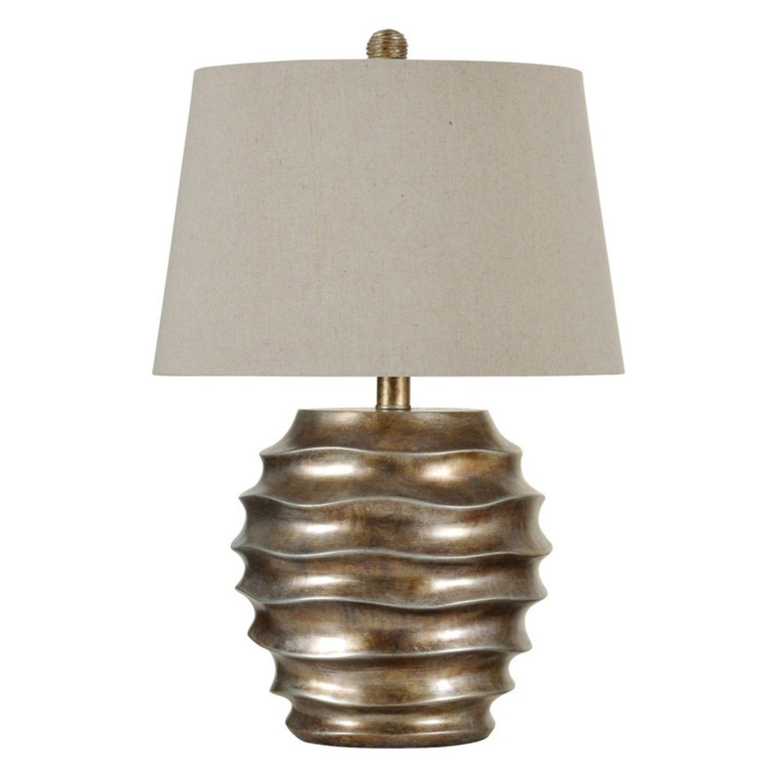 StyleCraft Silver Finish Table Lamp
