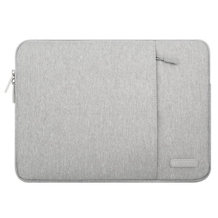 Vertical Laptop Case (Mosiso Polyester Vertical Style Water Repellent Laptop Sleeve Case Bag Cover with Pocket for 13-13.3 Inch MacBook Pro, MacBook Air, Notebook,)