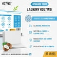 thumbnail image 2 of Active Eco Washing Strips, Laundry Detergent Sheets, Unscented, 5.93 oz, 80 Loads, 1 Pack, 2 of 5