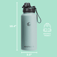 thumbnail image 4 of Vesmoon Vessence Infuser Bottle 32 Oz - Insulated Water Bottle for Loose Leaf Tea | Tea Infuser Water Bottle with Straw Lid & Chug Lid | Leak Proof Water Bottle, 4 of 7