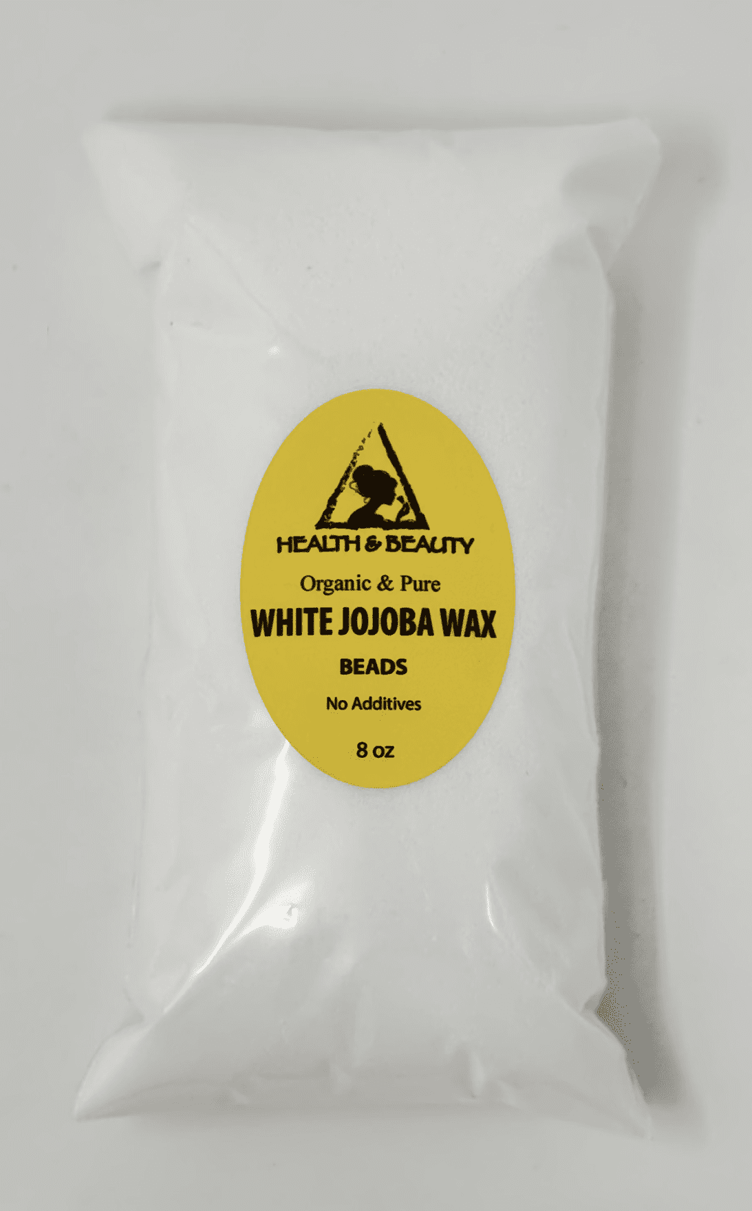 JOJOBA WAX WHITE BEADS ORGANIC PASTILLES PREMIUM GRADE NATURAL 100% PURE 8 OZ