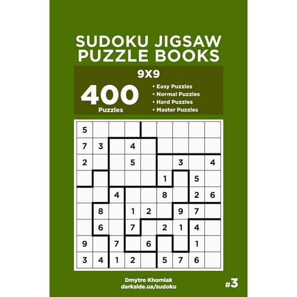 sudoku jigsaw puzzle books sudoku jigsaw puzzle books 400 easy to master puzzles 9x9 volume